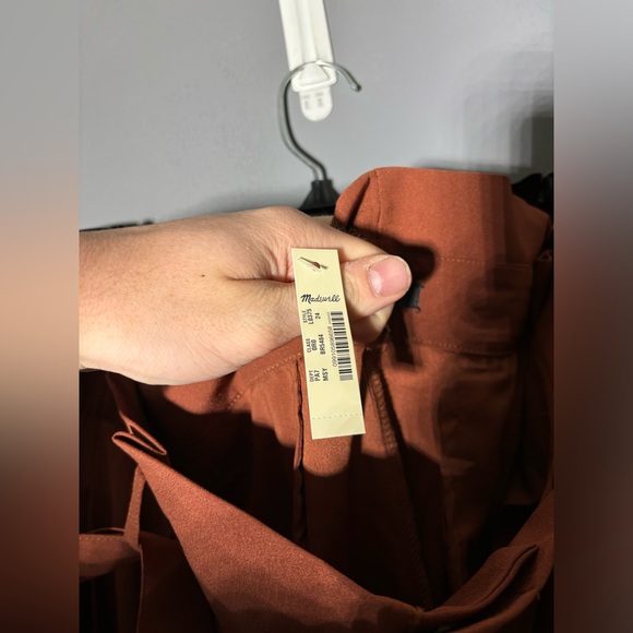 Madewell Drapey Paper Bag Waist Pants Women’s Size 24 - Picture 3 of 5